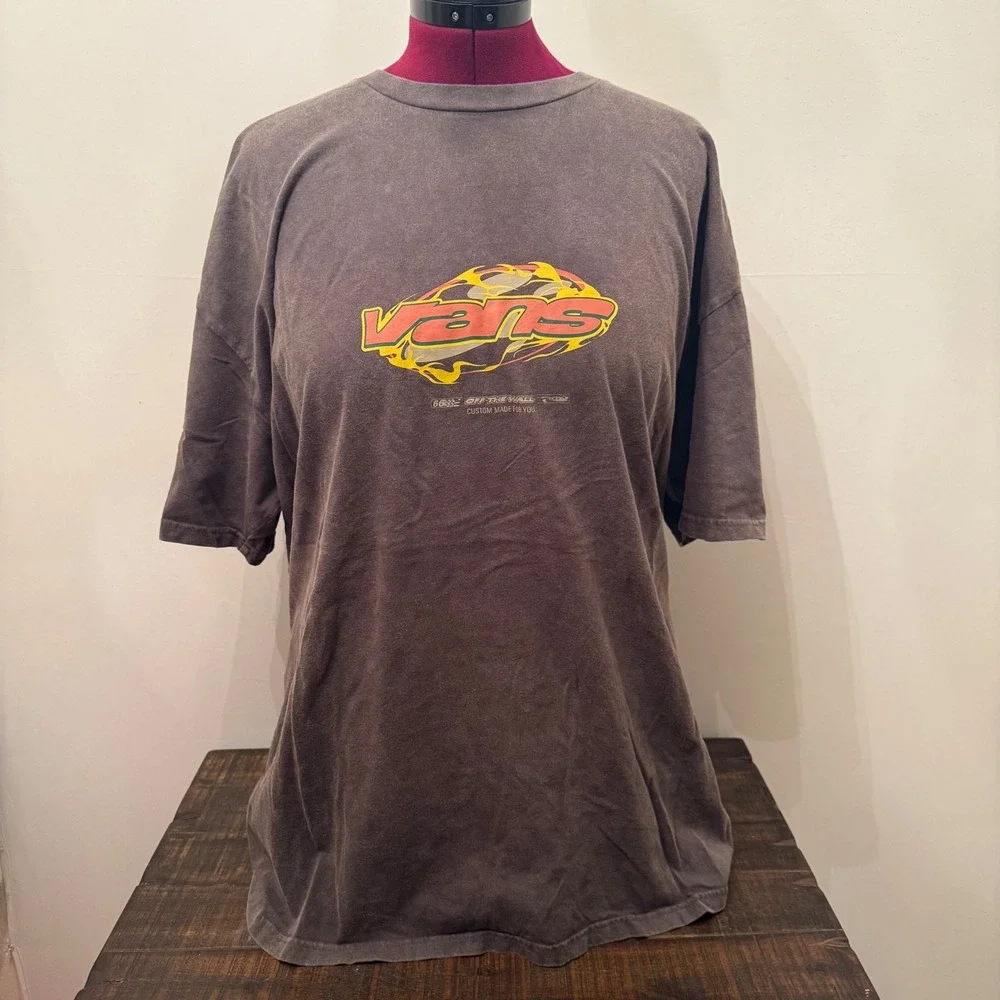 Vans Graphic T-Shirt & Lee Dungarees Carpenter Jeans Outfit Bundle Y2K Skater